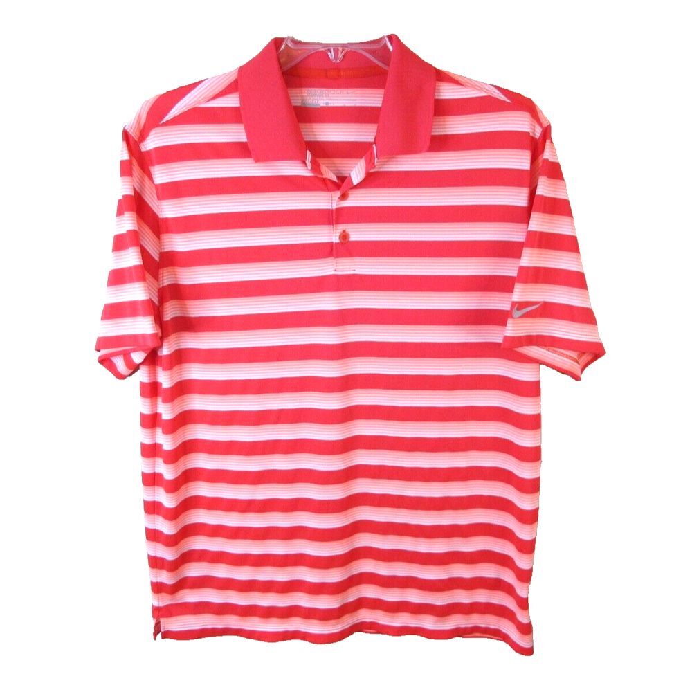 Nike Golf Standard Fit Dri-Fit Short Sleeve Golf Polo Shirt‎ Men's L 818048-647
